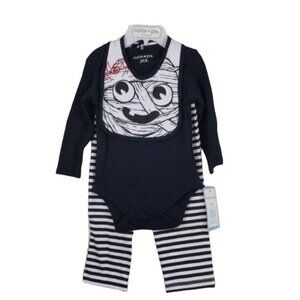 3pc Halloween outfit-Bib, shirt, pants(NWT) 6-9M